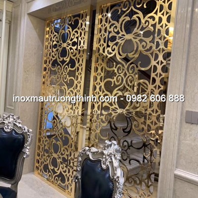 Vách ngăn inox màu