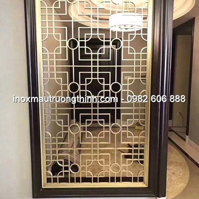 Vách ngăn inox màu