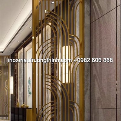 Vách ngăn inox màu