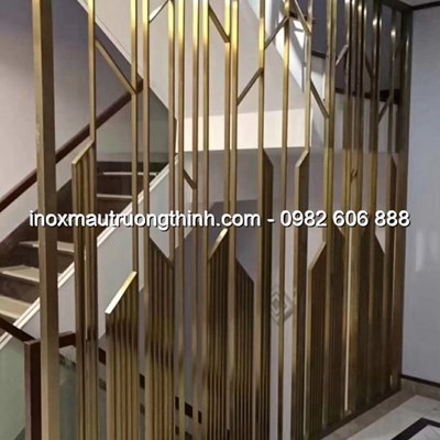 Vách ngăn inox màu