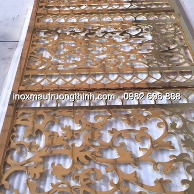 Vách ngăn inox màu