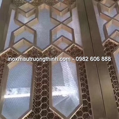 Vách ngăn inox màu