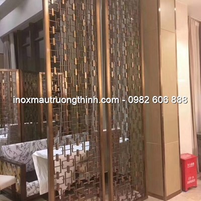 Vách ngăn inox màu