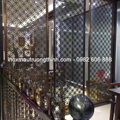 Vách ngăn inox màu