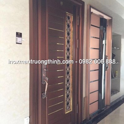 Cửa inox màu
