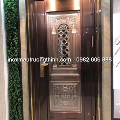 Cửa inox màu
