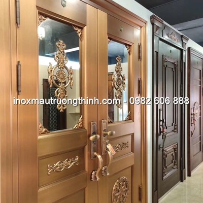 Cửa inox màu