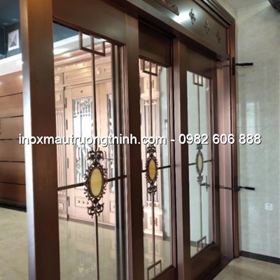 Cửa inox màu