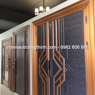 Cửa inox màu