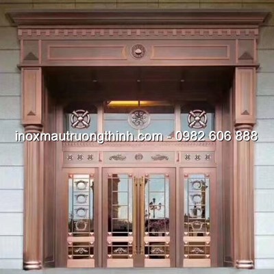 Cửa inox màu