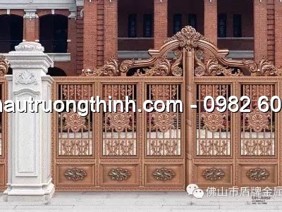 cổng inox màu