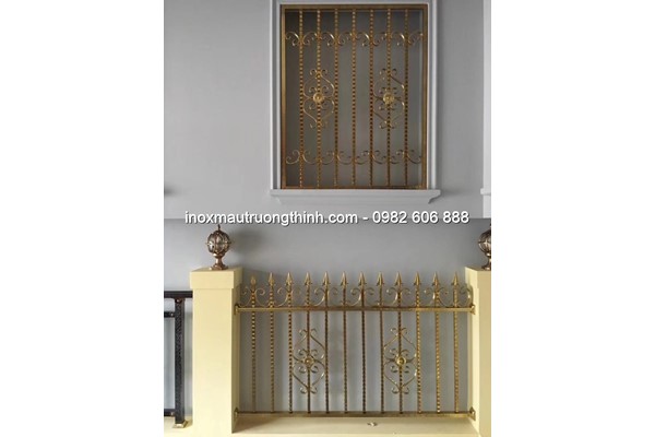 Inox 304 mẫu chấn song cửa sổ inox đẹp tại Trường Thịnh