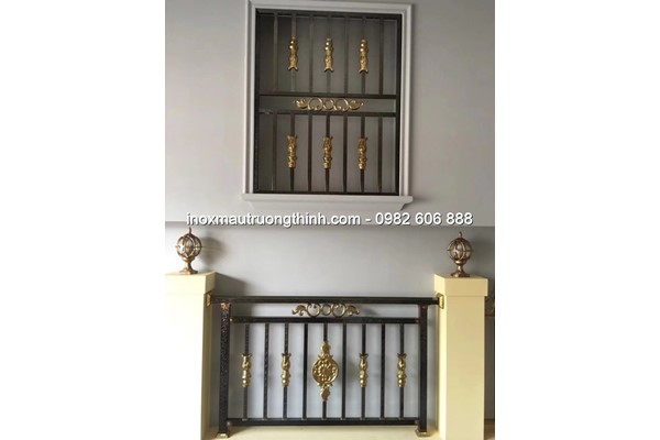 Inox 304 mẫu chấn song cửa sổ inox đẹp tại Trường Thịnh